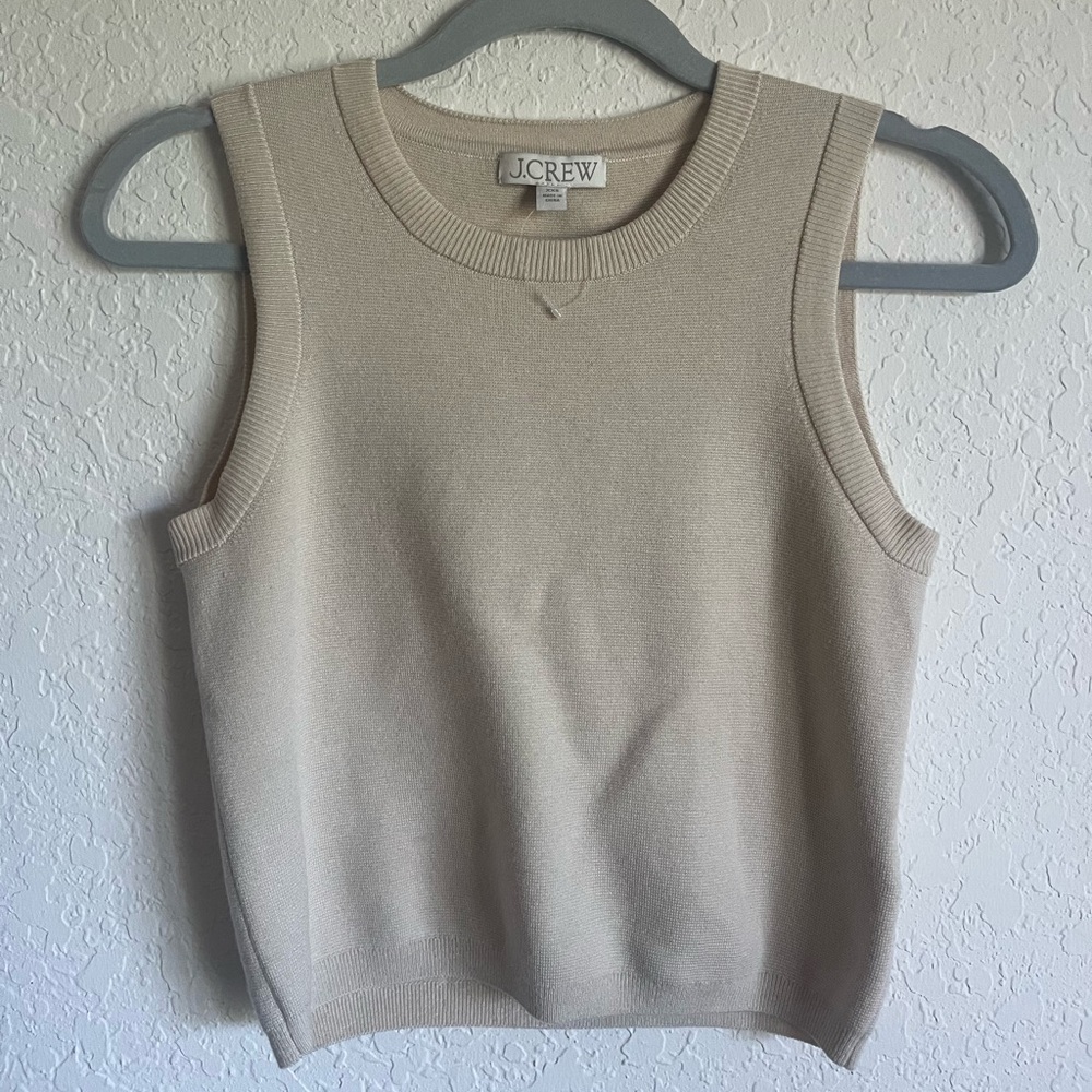 JCREW NWT XXS Sweater shell in TENCEL™ lyocell blend.